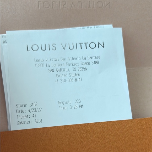 Louis Vuitton Brown and Gold Monogram Belt main image 4